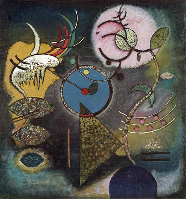 Silent 1926 Wassily Kandinsky Abstract Canvas Oil Painting